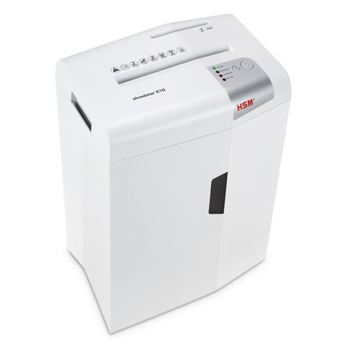 shredstar X10 Cross-Cut Shredder, 10 Manual Sheet Capacity