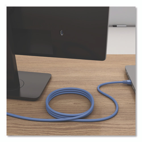 CAT6 Ethernet Cable, 25 ft, Blue