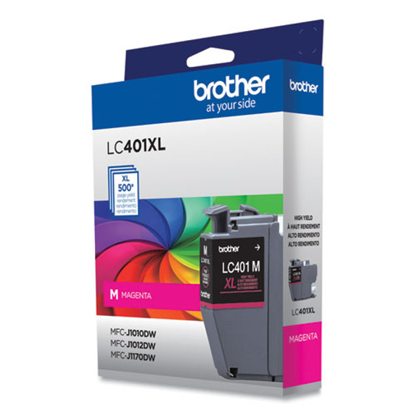 LC401XLMS High-Yield Ink, 500 Page-Yield, Magenta