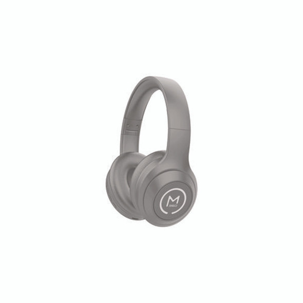 Comfort Plus Wireless Over-Ear Bluetooth Headphones, Gray