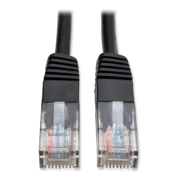 CAT5e 350 MHz Molded Patch Cable, 10 ft, Black CAT5e 350 MHz Molded Patch Cable, 10 ft, Black