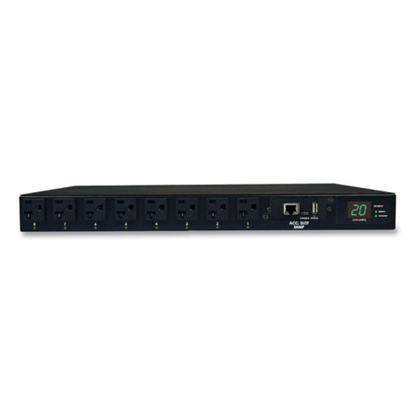 Single-Phase ATS/Switched PDU with LX Platform Interface, 16 Outlets, 12 ft Cord, Black