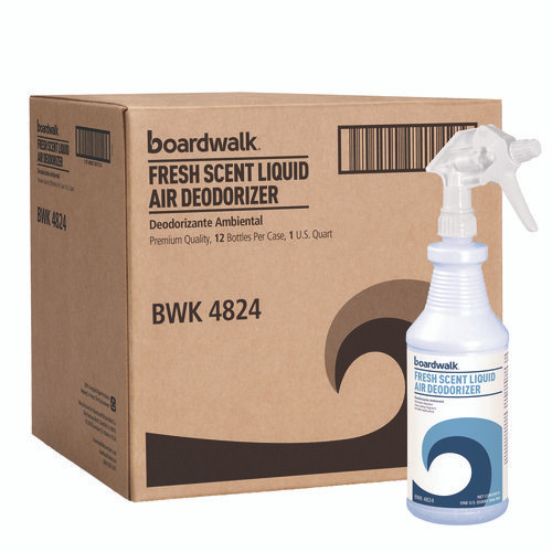 Fresh Scent RTU Liquid Air Deodorizer, 32 oz Spray Bottle