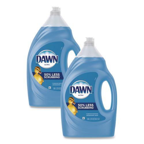 Ultra Liquid Dish Detergent, Dawn Original, 56 oz Squeeze Bottle, 2/Carton