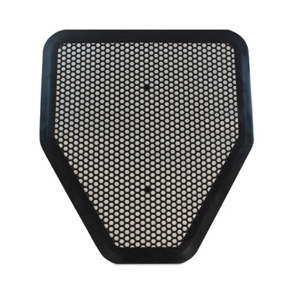 Urinal Mat, 20.75 x 18.5, Black, 6/Carton