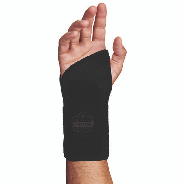 ProFlex 4005 Wrist Brace Support with Single Strap, X-Large, Fits Right Hand, Black