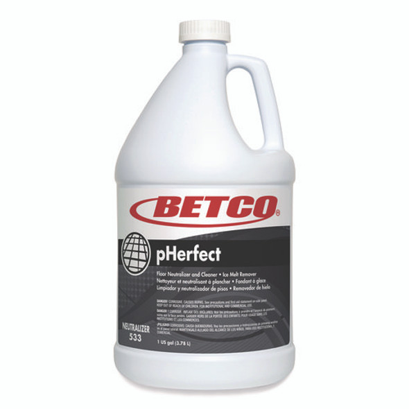 pHerfect Floor Neutralizer and Cleaner, Characteristic Scent, 1 gal Bottle, 4/Carton
