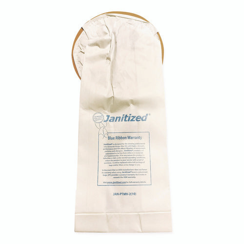 Vacuum Filter Bags Designed to Fit ProTeam 10 qt Super Coach/MegaVac, 100/Carton