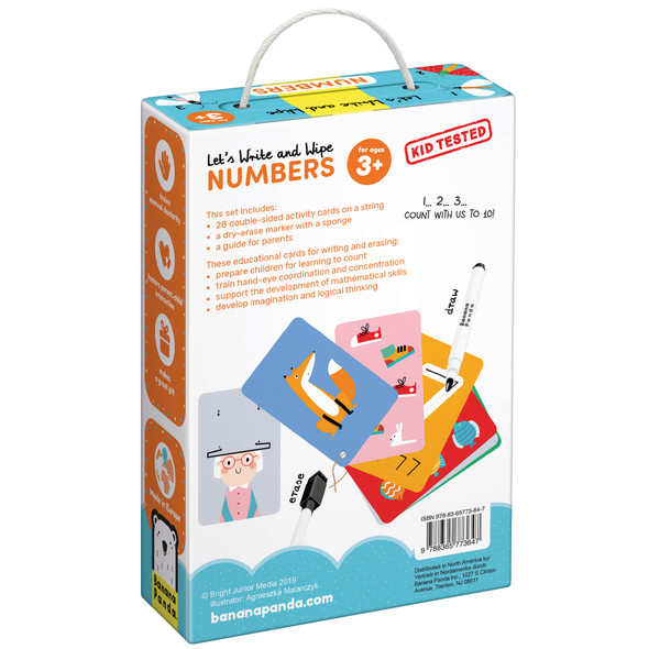 Let's Write and Wipe Numbers Let's Write and Wipe Numbers