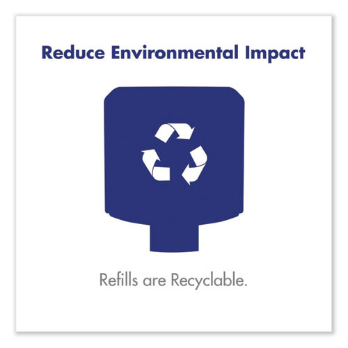 Advanced Hand Sanitizer Gel Refill, 1,200 mL, Clean Scent, For ES6 Dispensers, 2/Carton