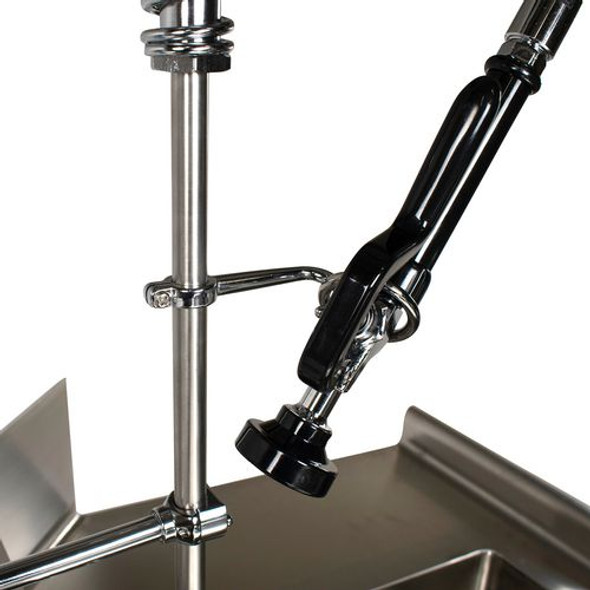 WorkForce Prerinse Add-A-Faucet, 8" Height, Chrome