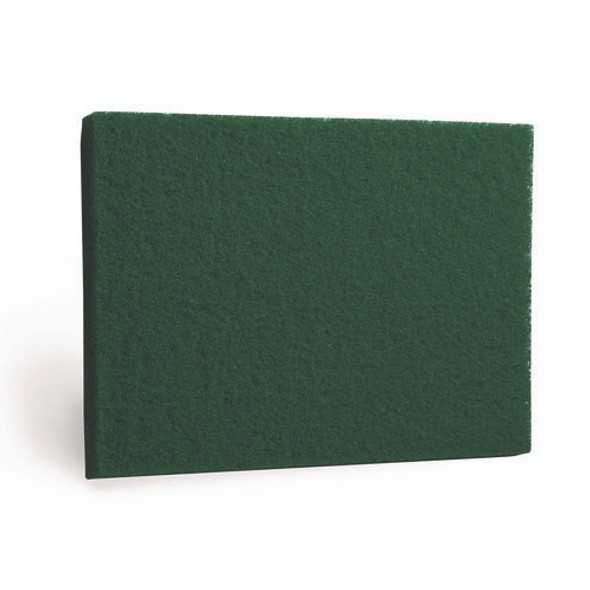 Scrubbing Pads, 14 x 28, Green, 5/Carton