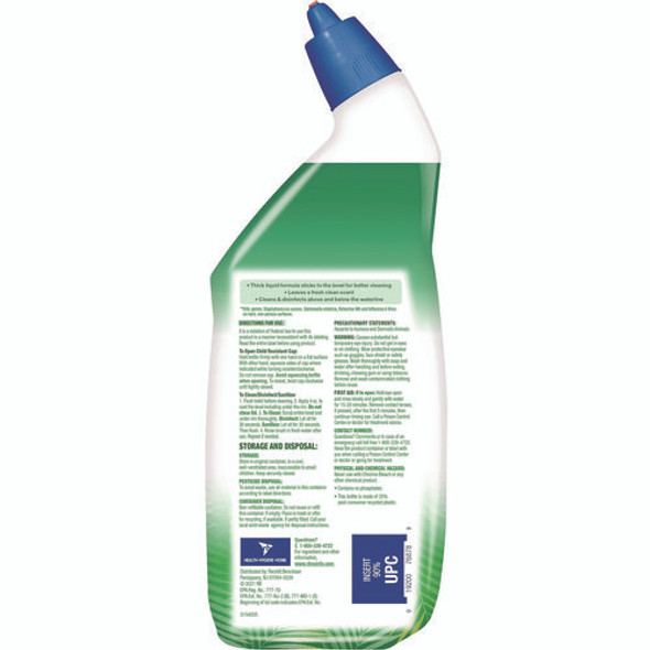 Cling and Fresh Toilet Bowl Cleaner, Forest Rain Scent, 24 oz, 2/Pack, 4 Packs/Carton