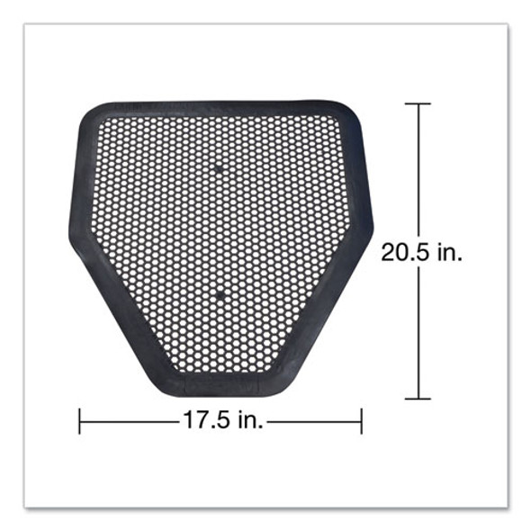 Deo-Gard Disposable Urinal Mat, Charcoal, Mountain Air, 17.5 x 20.5, 6/Carton