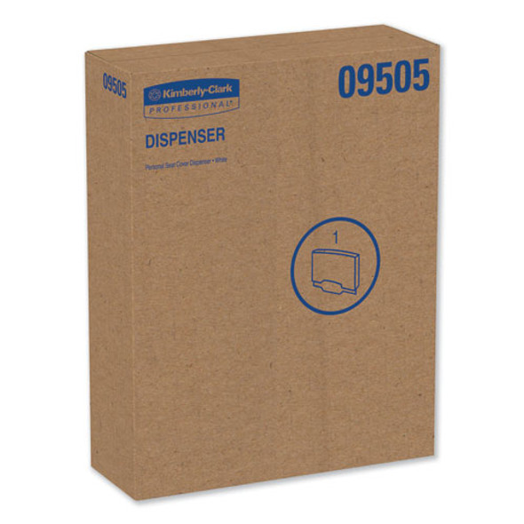 Personal Seat Cover Dispenser, 17.5 x 2.25 x 13.25, White