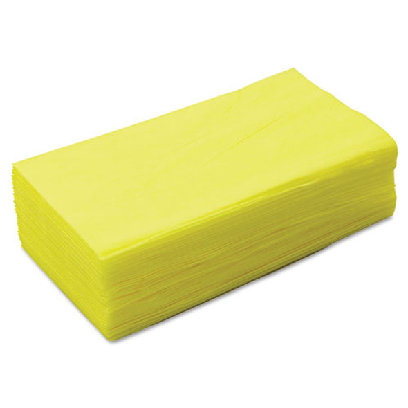 Masslinn Dust Cloths, 1-Ply, 24 x 24, Unscented, Yellow, 30/Bag, 5 Bags/Carton