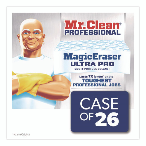 Magic Eraser Ultra Pro Multi-Purpose Cleaner, 4.72 x 1.38 x 2.56 Thick, White, 26/Carton
