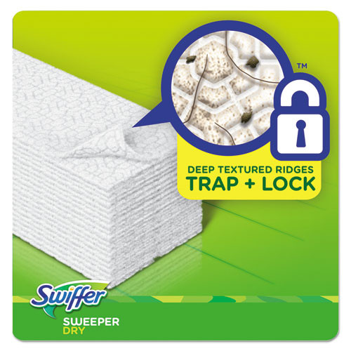 Dry Refill Cloths, White, 10.63" x 8", 32/Box, 4 Boxes/Carton