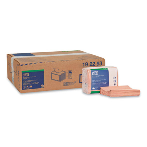 Small Pack Foodservice Cloth, 1-Ply, 11.75 x 14.75, Unscented, Red/Red Stripe, 50/Poly Pack, 4 Packs/Carton