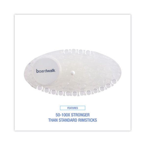 Curve Solid Air Freshener, Mango, Clear, 10/Box