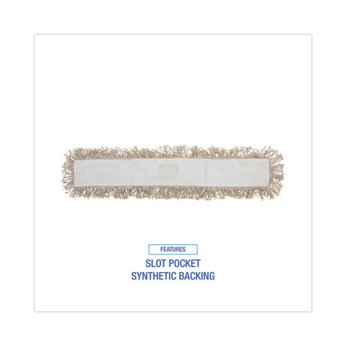 Mop Head, Dust, Cotton, 36 x 3, White