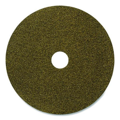 Black Diamond 1500 Grit Diamond Pad, 20" Diameter, Black/Yellow, 2/Carton