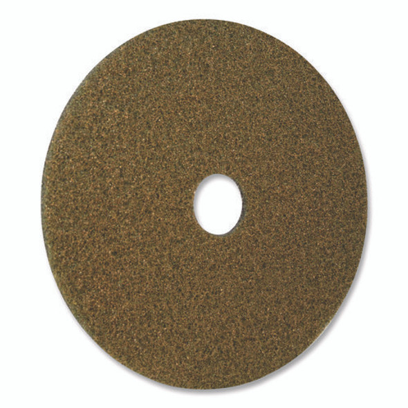 Black Diamond 1500 Grit Diamond Pad, 20" Diameter, Black/Yellow, 2/Carton