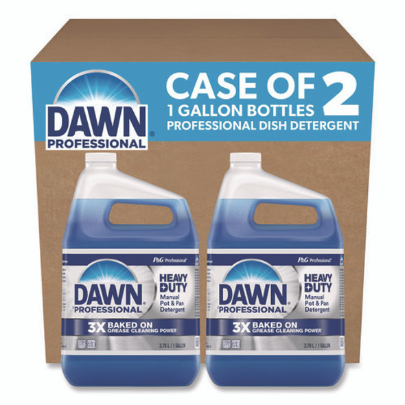 Heavy-Duty Manual Pot/Pan Dish Detergent, Original Scent, 1 gal Bottle, 2/Carton