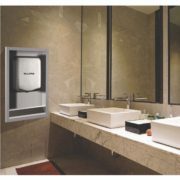 Hemlock Recess Wall Kit, 3.38 x 16.38 x 26, Stainless Steel