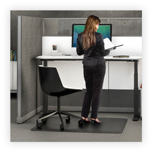 Ergonomic Sit Stand Mat, 60 x 46, Black Ergonomic Sit Stand Mat, 60 x 46, Black