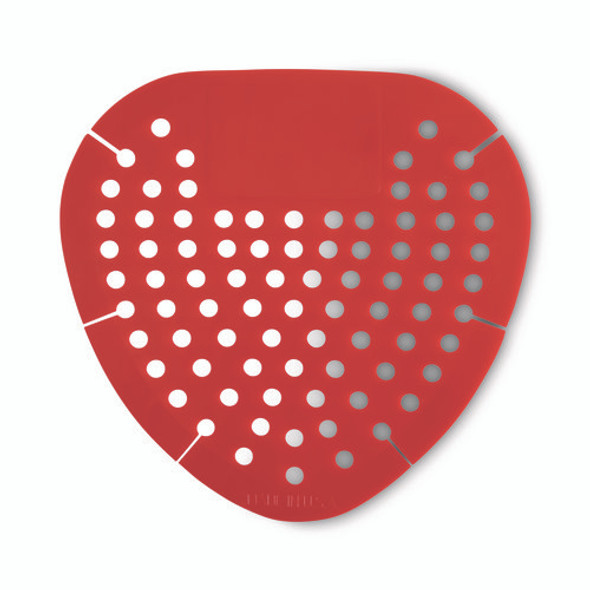 Deodorizing Urinal Screen, Cherry Scent, Red, Dozen