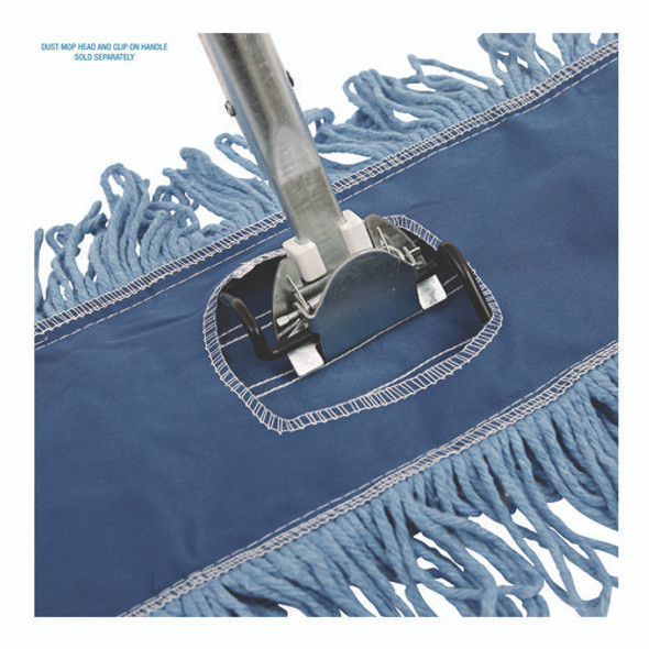 Clip-On Dust Mop Frame, 18w x 5d, Zinc Plated