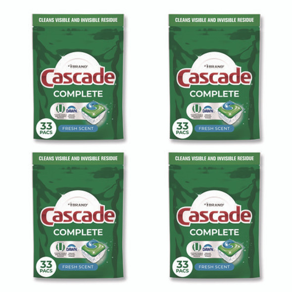 Complete ActionPacs, Fresh Scent, 17.6 oz Bag, 33 Pacs/Bag, 4 Bags/Carton