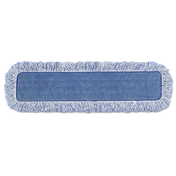 High Absorbency Mop Pad, Nylon/Polyester Microfiber, 18" Long, Blue