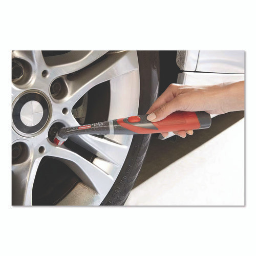 Multi-Purpose Cordless Battery Power Scrubber, Red/White Nylon Bristles, 12.68" Brush, 7" Red/Black Handle