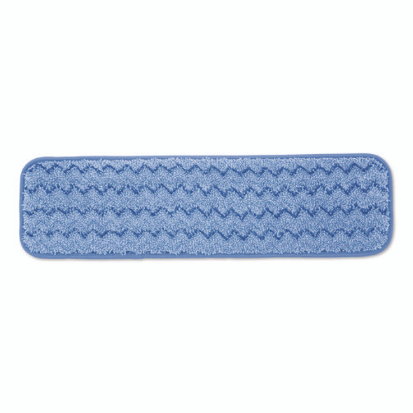 Microfiber Wet Room Pad, Split Nylon/Polyester Blend, 18", Blue, 12/Carton Microfiber Wet Room Pad, Split Nylon/Polyester Blend, 18", Blue, 12/Carton