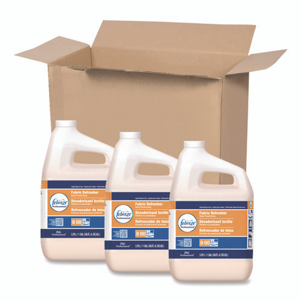 Professional Deep Penetrating Fabric Refresher, Fresh Clean, 1 gal Bottle, 3/Carton