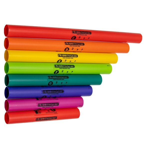 Boomwhackers Percussion Tubes 8-Note C Major Diatonic Set
