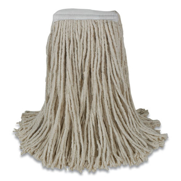 Economy 53 Series Mop Head, 16 oz, Cotton, Natural