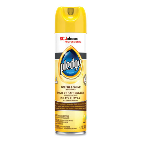 Furniture Polish, Lemon, 14.2 oz Aerosol Spray