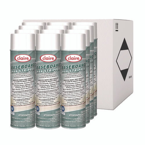 Baseboard Wax Stripper, Pine Scent, 19 oz Aerosol Spray, 12/Carton
