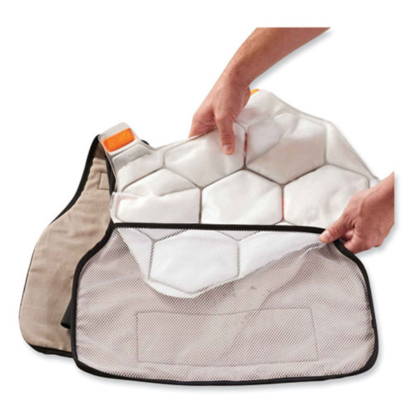 Chill-Its 6220 Phase Change Cooling Vest Charge Packs, Large/X-Large, 14.75 x 18