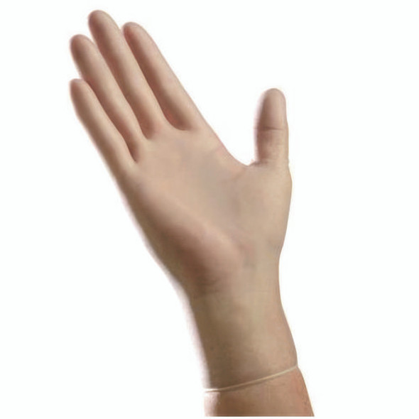 V200 Series Powder-Free Vinyl Exam Gloves, 4 mil, Small Clear, 100/Box