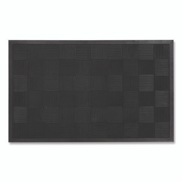 Parquet Wiper Scraper Mat, 36 x 60, Black