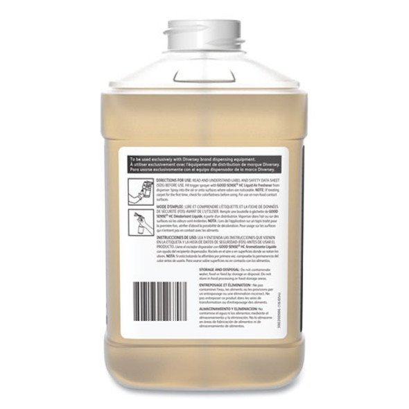 Good Sense Liquid Odor Counteractant, Clean and Fresh, 84.5 oz, 2/Carton