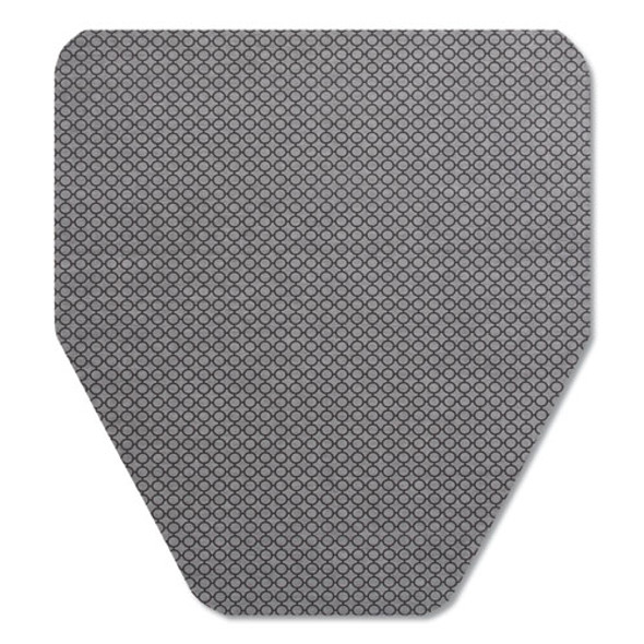 Komodo Urinal Mat, 18 x 20, Gray, 6/Carton Komodo Urinal Mat, 18 x 20, Gray, 6/Carton