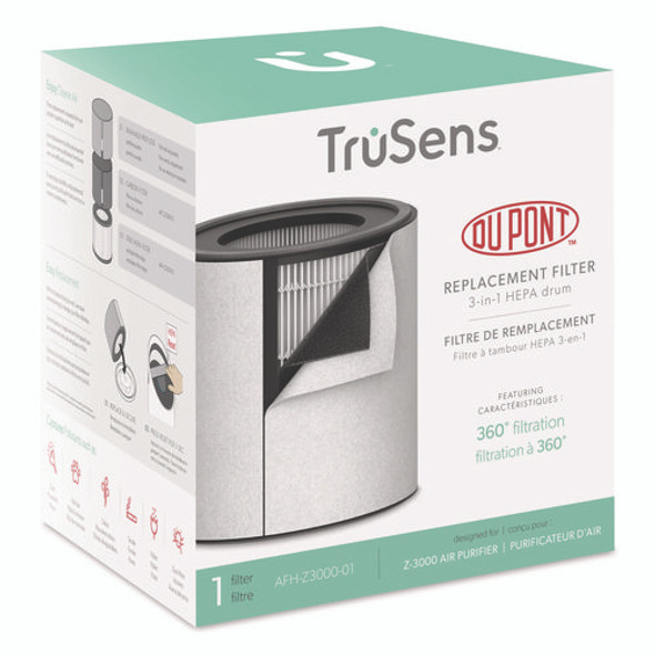 Carbon and HEPA Replacement Filters for TruSens Air Purifiers, 8.5 x 8.9
