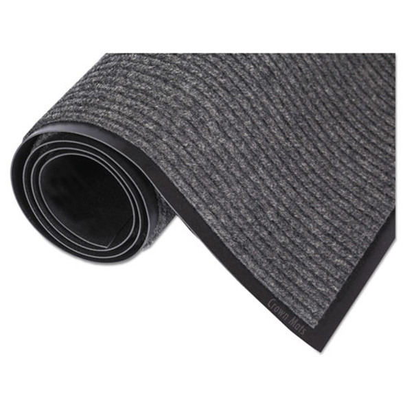 Needle Rib Wipe and Scrape Mat, Polypropylene, 36 x 60, Gray Needle Rib Wipe and Scrape Mat, Polypropylene, 36 x 60, Gray