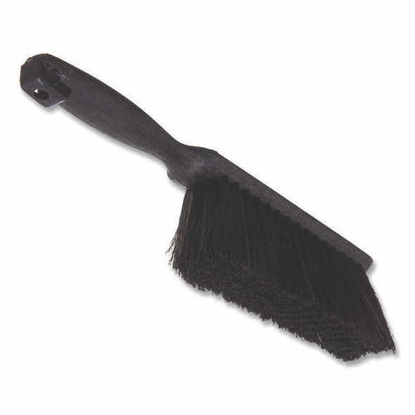 Counter/Radiator Brush, Black Horsehair Blend Bristles, 8" Brush, 5" Black Handle