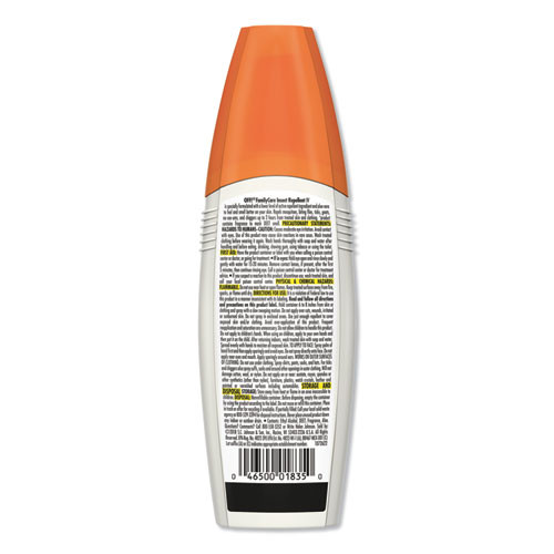 FamilyCare Unscented Spray Insect Repellent, 6 oz Spray Bottle, 12/Carton